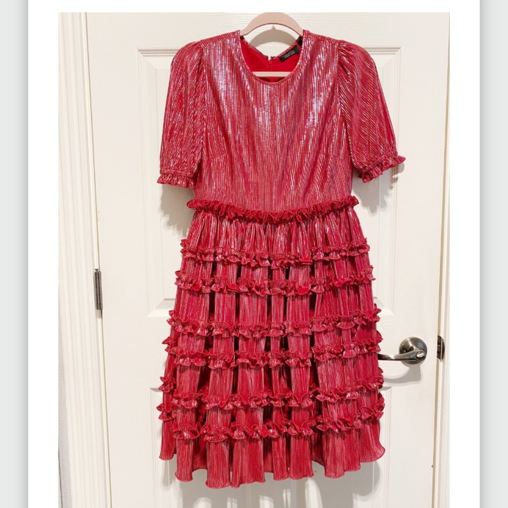 NWOT RED HALOGEN x ATLANTIC PACIFIC DRESS